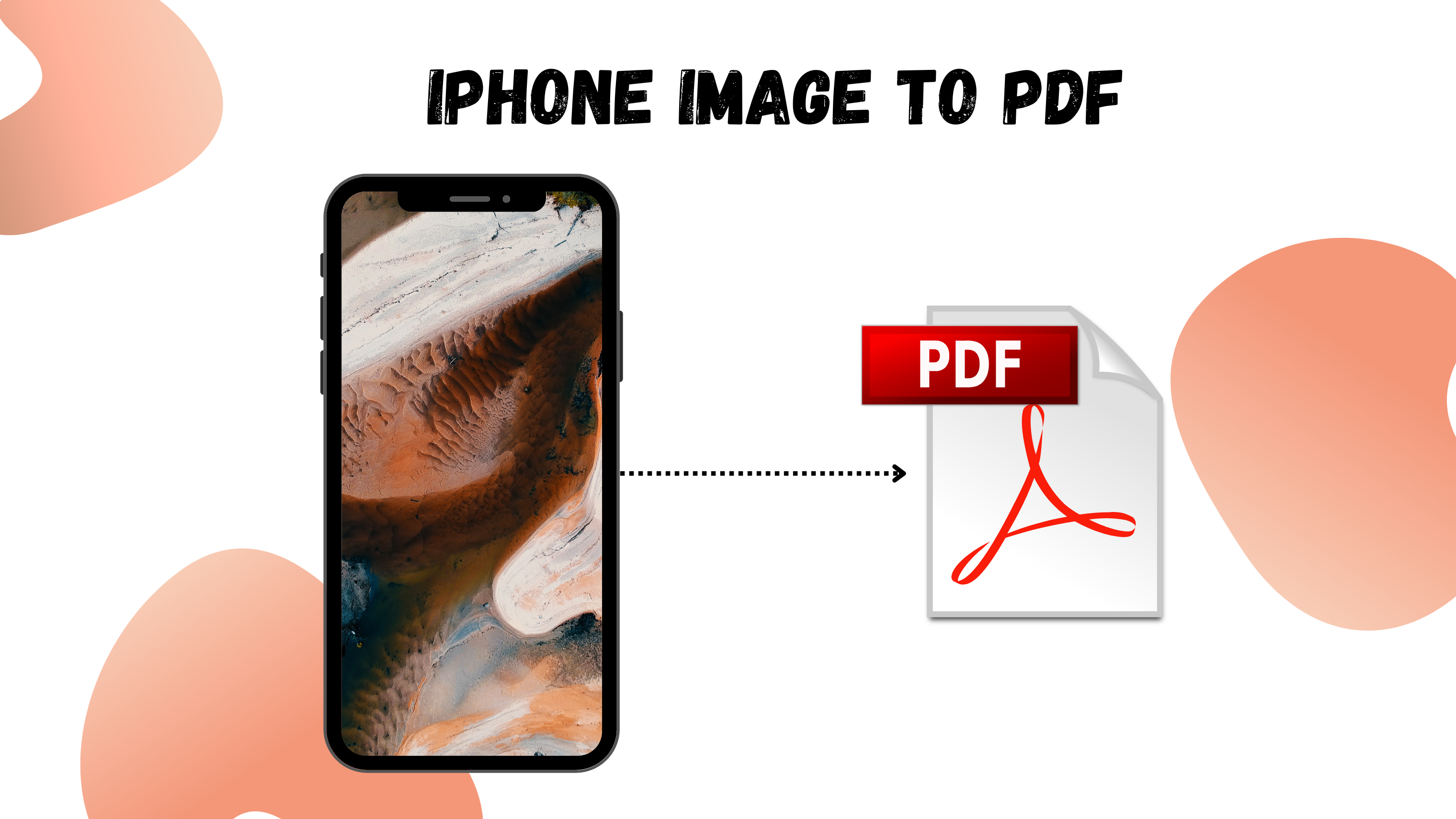 How to convert iphone photos to PDF