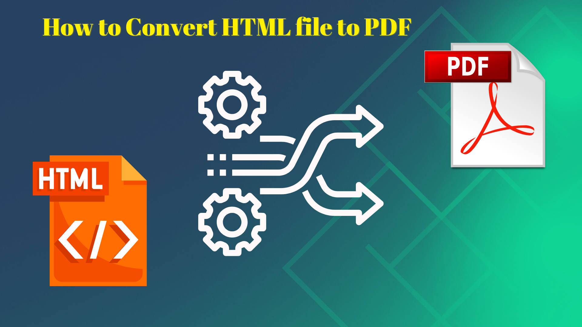 Convert HTML file to PDF