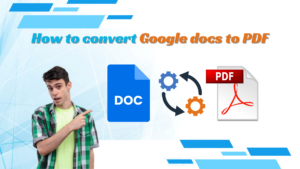 How to convert Google Docs to PDFs
