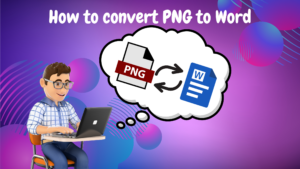How to convert PNG to Word